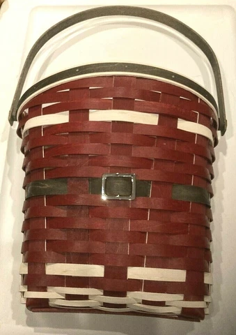 Longaberger Santa Belly Hanging Basket Set-NEW!!! Cover