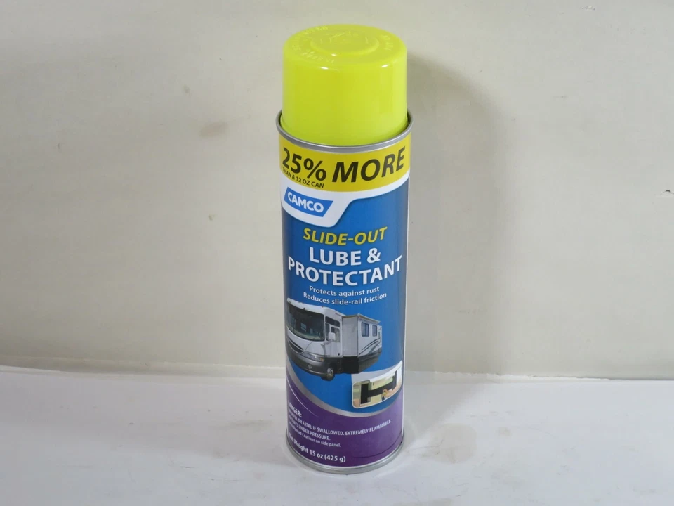 Camco 41105 Slideout Lube & Protectant - RV / Camper 15oz. Case of 6 Cans - Image 1 of 4
