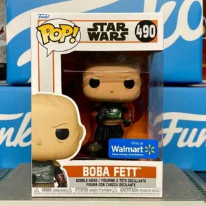 Funko Pop Star Wars Boba Fett #490 Walmart Exclusive - Picture 1 of 6