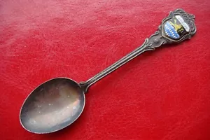 Alt Germany Antik Amberg Silber 800 Souvenir Sammlerstücke Löffel - Bild 1 von 12
