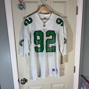 VTG Philadelphia Eagles Reggie White 92 Russell Jersey sz 52 Pro Line NFL 2XL - Picture 1 of 8
