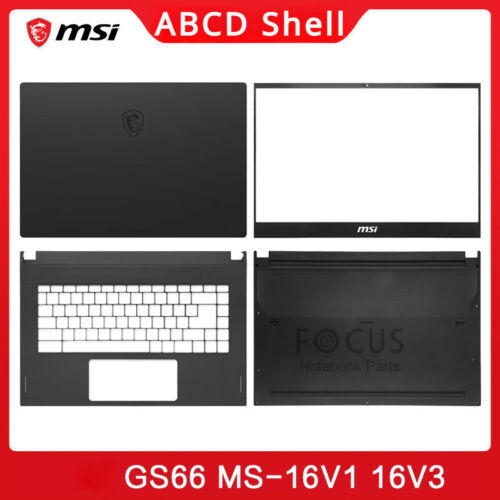 MSI GS66 MS-16V1 16V2 16V3 16V4 WS66 LCD Back Cover/Front Bezel ABCD Case OEM