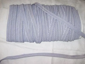 1/4" cording 1/2" edge 10 yards  purple and white - Picture 1 of 4