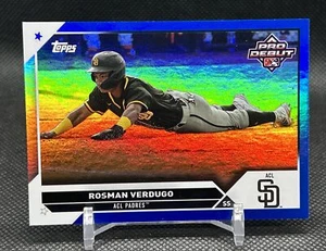 2023 Topps Pro Debut Blue Foil #PD-44 Rosman Verdugo /150 (RC) SD Padres - Bild 1 von 5
