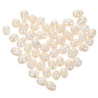  50 Pcs Perle L'artigianato Perline Di Riso Filettate Gioglielli Gioelli Perla