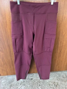 Leggings/pantalones para mujer Lululemon 7/8 con cremalleras al tobillo talla:10 - Imagen 1 de 8