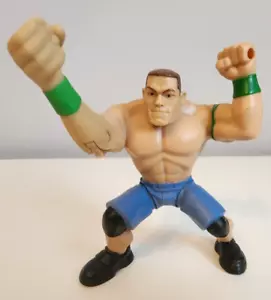 Figura de acción de lucha libre John Cena Power Slammers Mattel 2012 WWE 5" azul verde - Imagen 1 de 9