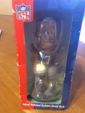 John Elway #7 Denver Broncos NFL Hand Painted Bobble Head QB Club Bobble Dobbles Cover