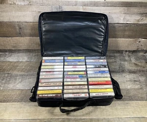 Lot of 36 Country Cassette Tapes Alan Jackson Reba Alabama George Patsy W/ Case - Picture 1 of 13