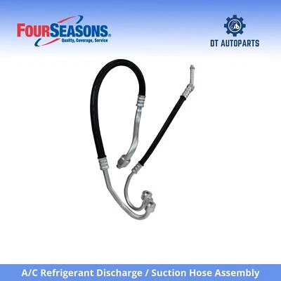 For 1989-91 GMC R1500 Suburban Discharge  Suction Line Hose Assy 4 Seasons  - Image 1 of 4
