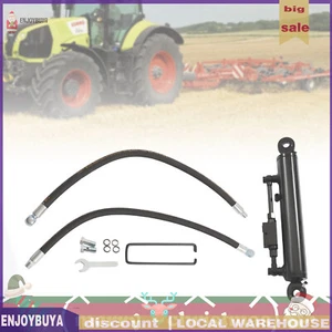 Hydraulic Top Link Cat 2-2 with Locking Block 9 11/16-28'' with 2* Hose Black - Picture 1 of 9