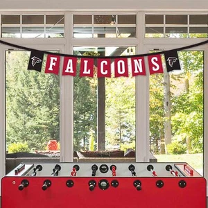Atlanta Falcons Banner Flags On A String - Picture 1 of 4
