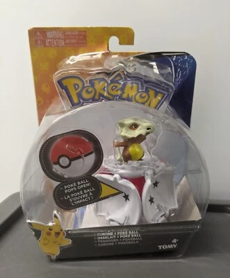 Figura de acción Pokemon Throw N Pop CUBONE con Poke Ball Battle - Nuevo Foto 1 de 4