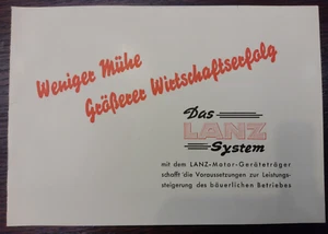 Original Lanz Alldog Prospekt - Weniger Mühe Größerer Wirtschaftserfolg - Bild 1 von 11