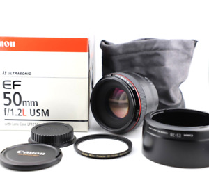 Canon EF 50mm F/1.2 L USM Prime AF Lens [Mint in Box] w/ Hood From Japan