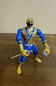 Megaforce Power Rangers Action Figure Metallic Blue Action Double 6” - Picture 1 of 2