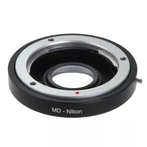 Adapter Ring For Minolta MD/MC Lens to Nikon F AI Mount Camera w/ Optical Glass - Picture 1 of 8
