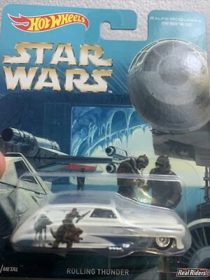 Hot Wheels Rollino Tunder  Star Wars NEW 1/64 Real Riders - Immagine 1 di 3
