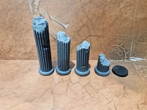 Warhammer 40k/ Fantasy Chaos Temple Pillars. Terrain - Picture 1 of 1