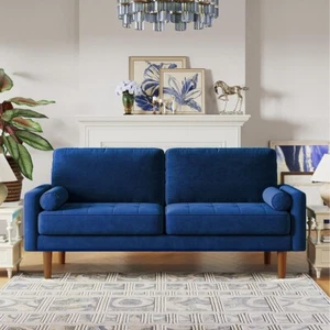 3-Sitzer Sofa mit Armlehnen Rückenkissen Wohnzimmersofa Sitzmöbel Dreisitzer - Bild 1 von 13