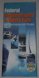 US-KÜSTENWACHE BUNDESANFORDERUNGEN & SICHERHEITSTIPPS FREIZEITBOOTFAHRER BOOKLET - Bild 1 von 4