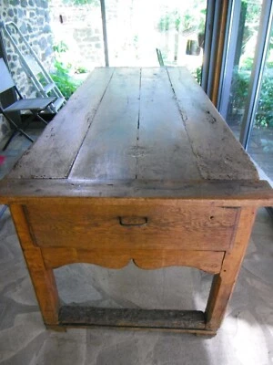 table de ferme ancienne - Photo 1/3