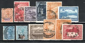 Australia - Tasmania 1892-1912 valores entre SG 216 y 148 FU CDS - Imagen 1 de 1