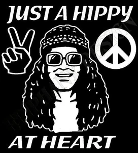 Camiseta Hippy Camiseta Hippie Años 60 Inspirada Paz Amor en Corazón CND Woodstock Años 60 - Imagen 1 de 12