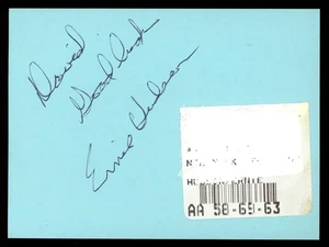 Pagina album firmata ERNIE HUDSON | "Ghostbusters" - autografo - Foto 1 di 1