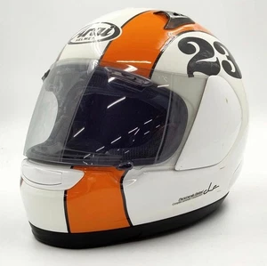 Arai Full face helmet Kevin Atherton Size:L Color:Orange From Japan Free Ship - Picture 1 of 9
