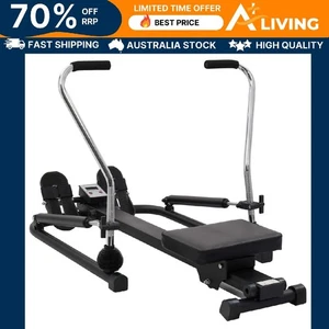 Rowing Machine 5 Level Hydraulic Resistance Home Gym Fitness Equipment Wor 92014 - Picture 1 of 9