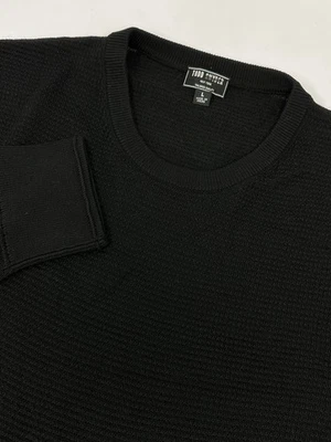 Todd Snyder Mens Sz L 100% Merino Wool Waffle Knit Crewneck Thermal Sweater R2 - Image 1 of 4