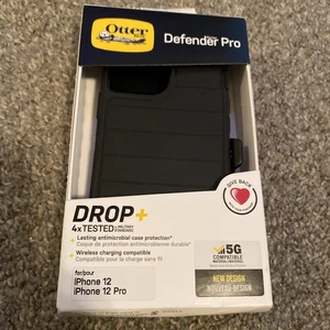 OtterBox Defender Pro Case for iPhone 12 or 12 Pro - 77-66213 ~ Brand New - Picture 1 of 4