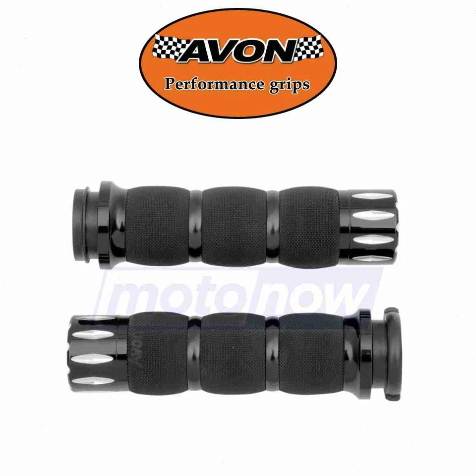 Avon Grips Rival Air Cushioned Grips for 2016-2017 Harley Davidson FLSTN cq Foto 1 de 4