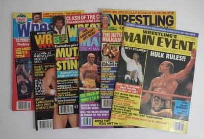 1989 Рестлинг журнал лот - Халк Хоган обложки - Изображение 1 из 4