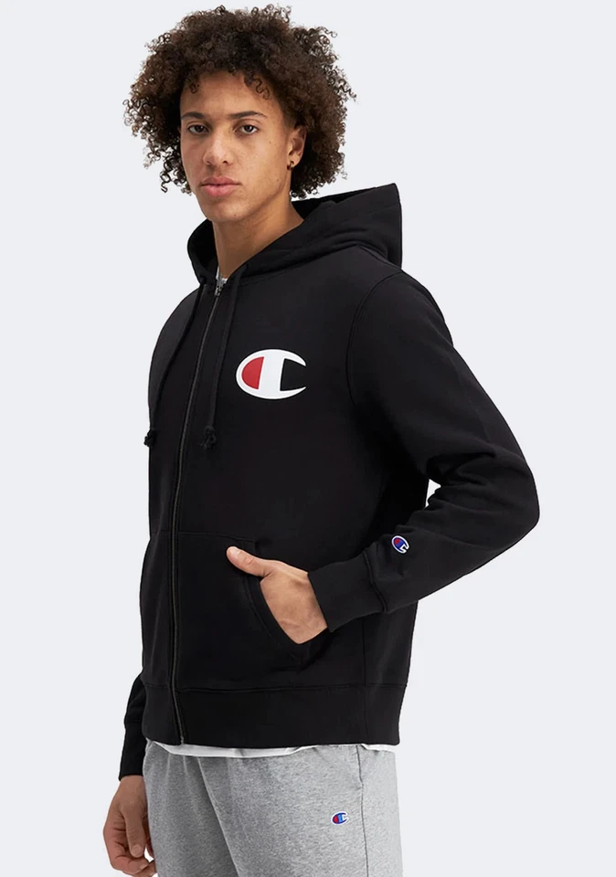 Champion Mens C Logo Zip Hoodie - image 1 of 1