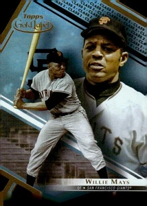 2021 Topps Gold Label #10 Willie Mays Classe 2 Nero - Foto 1 di 2