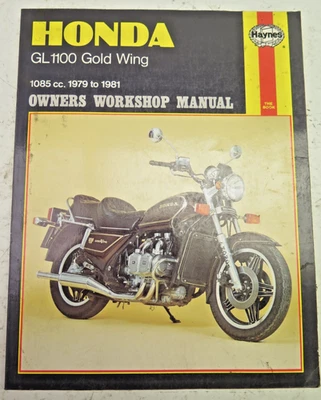 Libro de reparación manual de servicio Honda GL1100 1979-81 GL 1100 Foto 1 de 4