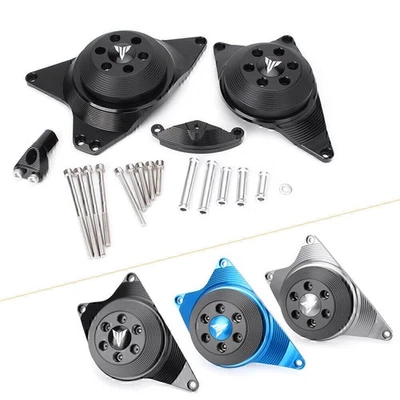 Motorcycle Engine Stator Guard Cover Protector For Yamaha MT09 FZ09 2013-2017 14 Foto 1 de 4