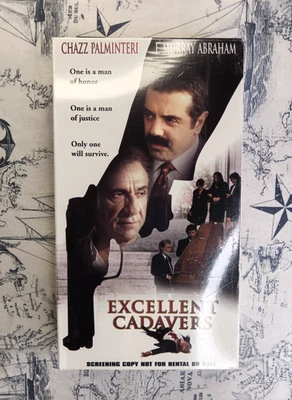 Excellent Cadavers 1999 VHS Screener Copy Promo HBO New/Sealed Chazz Palminteri - Image 1 of 3