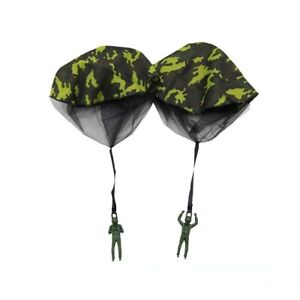 Hand Throwing Parachute Toy For Kids Camouflage Parachute With Figure Soldier