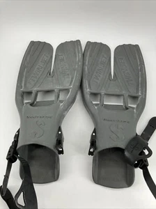 SCUBAPRO Adult Medium TWIN JET Split Fin in Black. Open Heel - Adjustable. - Picture 1 of 9