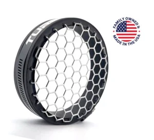 4” Turbo-Guard Maxx - Chrome Edition T3 T4 4 Inch Screen Air Intake Filter - Foto 1 di 1