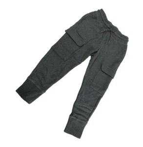 Wonder Nation Terry Boy Jogger Grey Gray Pockets Size XS 4-5 NWT Stretch - Picture 1 of 9