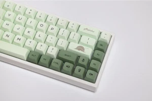 Matcha, PBT DYE-SUB Keycap Set 124 piece ZDA profile - Picture 1 of 3