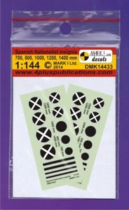 1/144 Decals:  Spanish Nationalist Insignia  Various Sizes # DMK14433 :   MARK1 - Picture 1 of 2