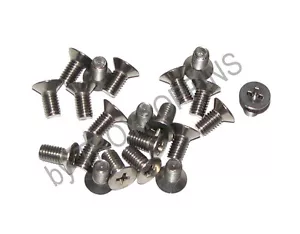 20-SS M5-0,8 X 10 mm pfh phillips testa piatta viti macchina metrica acciaio inox - Foto 1 di 1