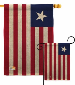 Liberia Burlap Garden Flag Nationality Decorative Small Gift Yard House Banner - Bild 1 von 19