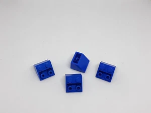 4 x LEGO ® classic slope brick inverted 2x2 3660 blue city - Picture 1 of 2
