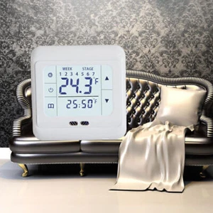 10x Thermostat Raumtemperaturregler LCD Digital Touchscreen Fußbodenheizung R1N9 - Bild 1 von 20